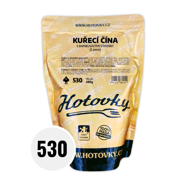 602 Kuřecí čína s bambusovými výhonky 1P