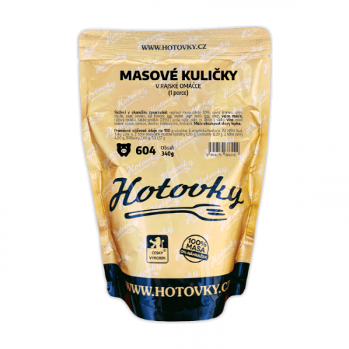 604 Masové kuličky v rajské omáčce 1P